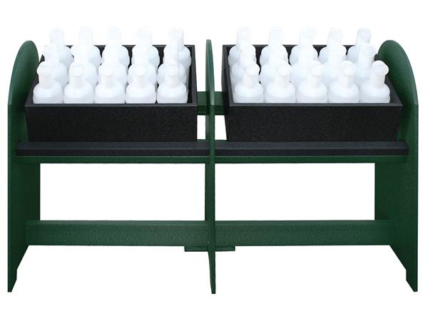 Double Divot Mix Bottle Rack-Brown SG200145BR